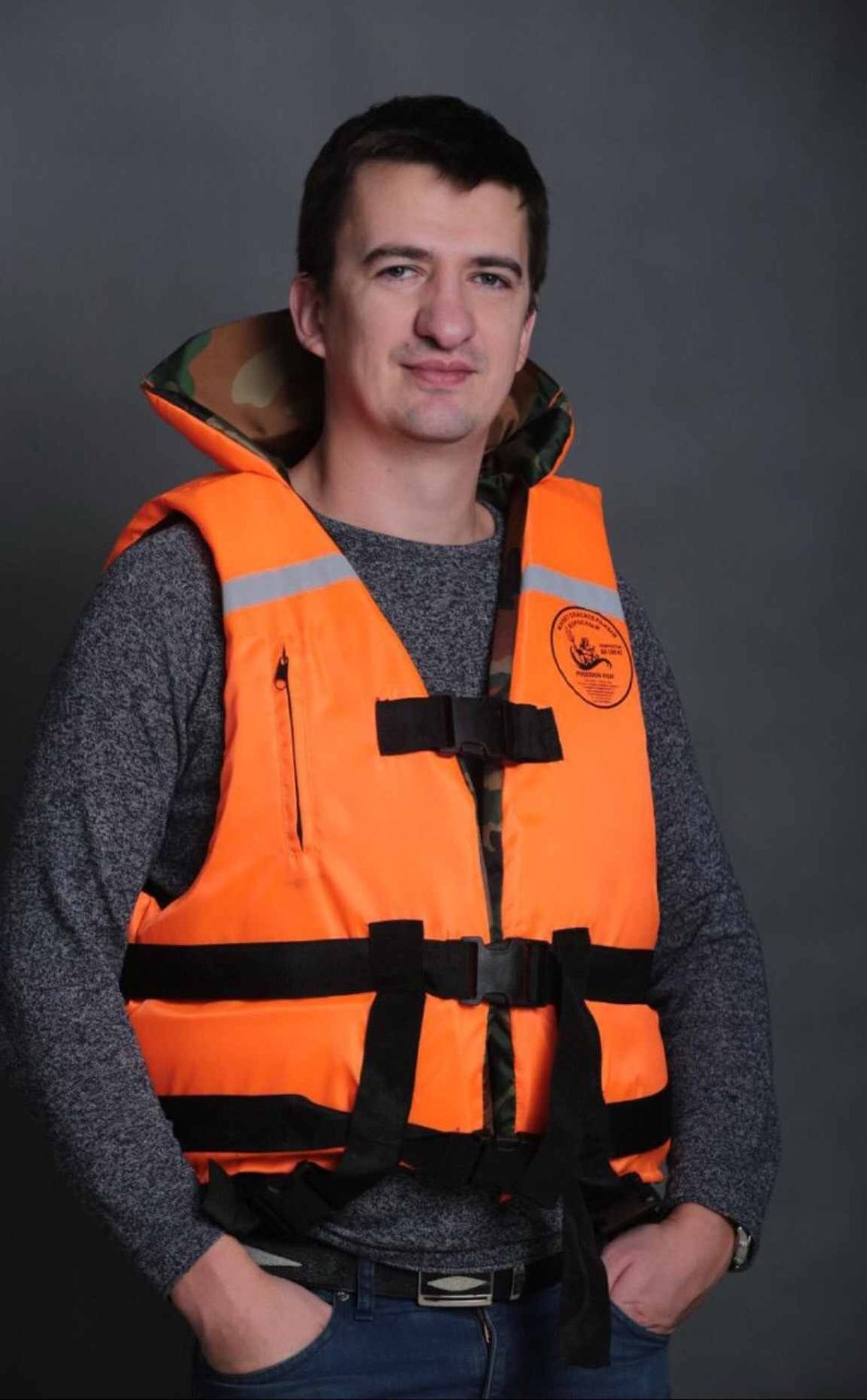 Спасательный жилет двусторонний 80-100 кг