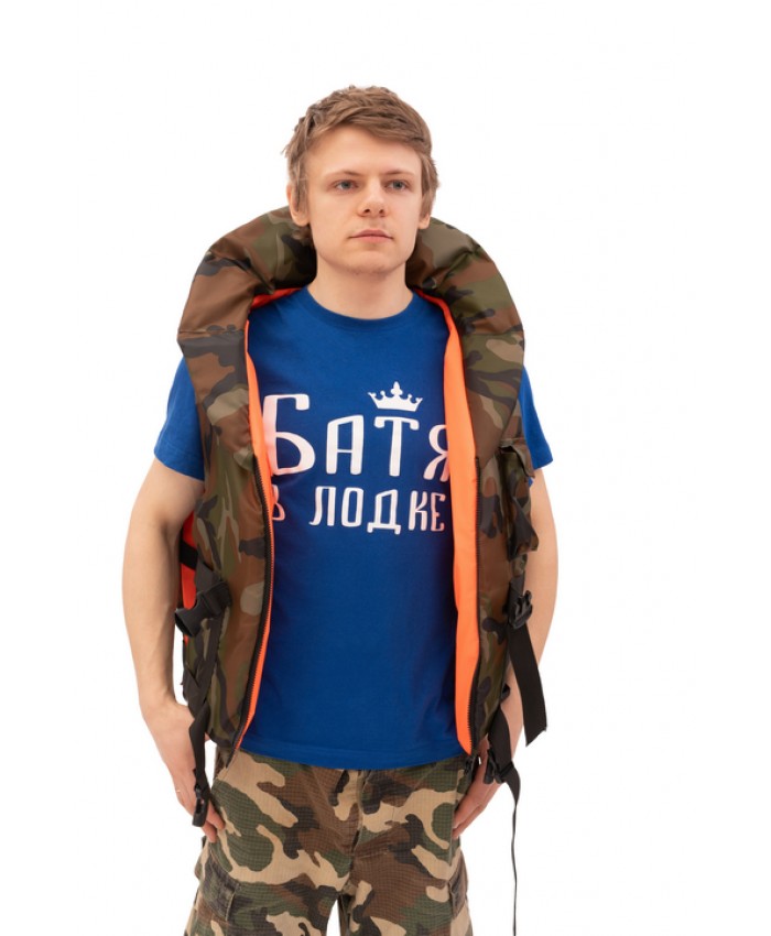 Спасательный жилет двусторонний 65-80 кг. Спасательный жилет двусторонний 65-80 кг.